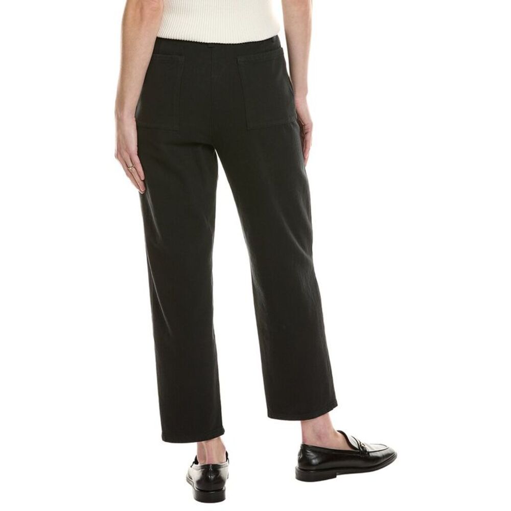 Eileen Fisher Womens  Petite Flare Tapered Pant, Blue - Picture 2 of 3
